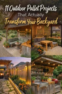 Read more about the article 11 Outdoor Pallet Projects That Actually Transform Your Backyard