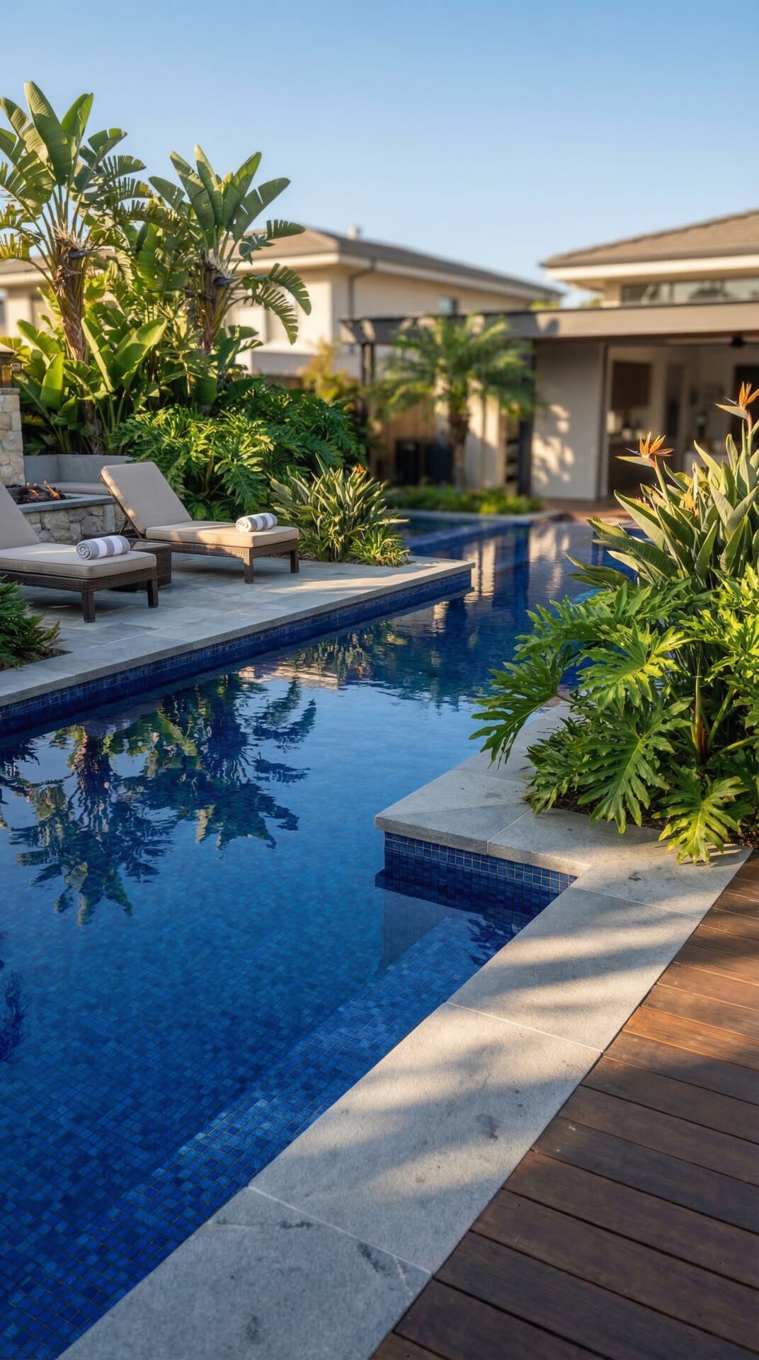 Tropical Resort Style Pool