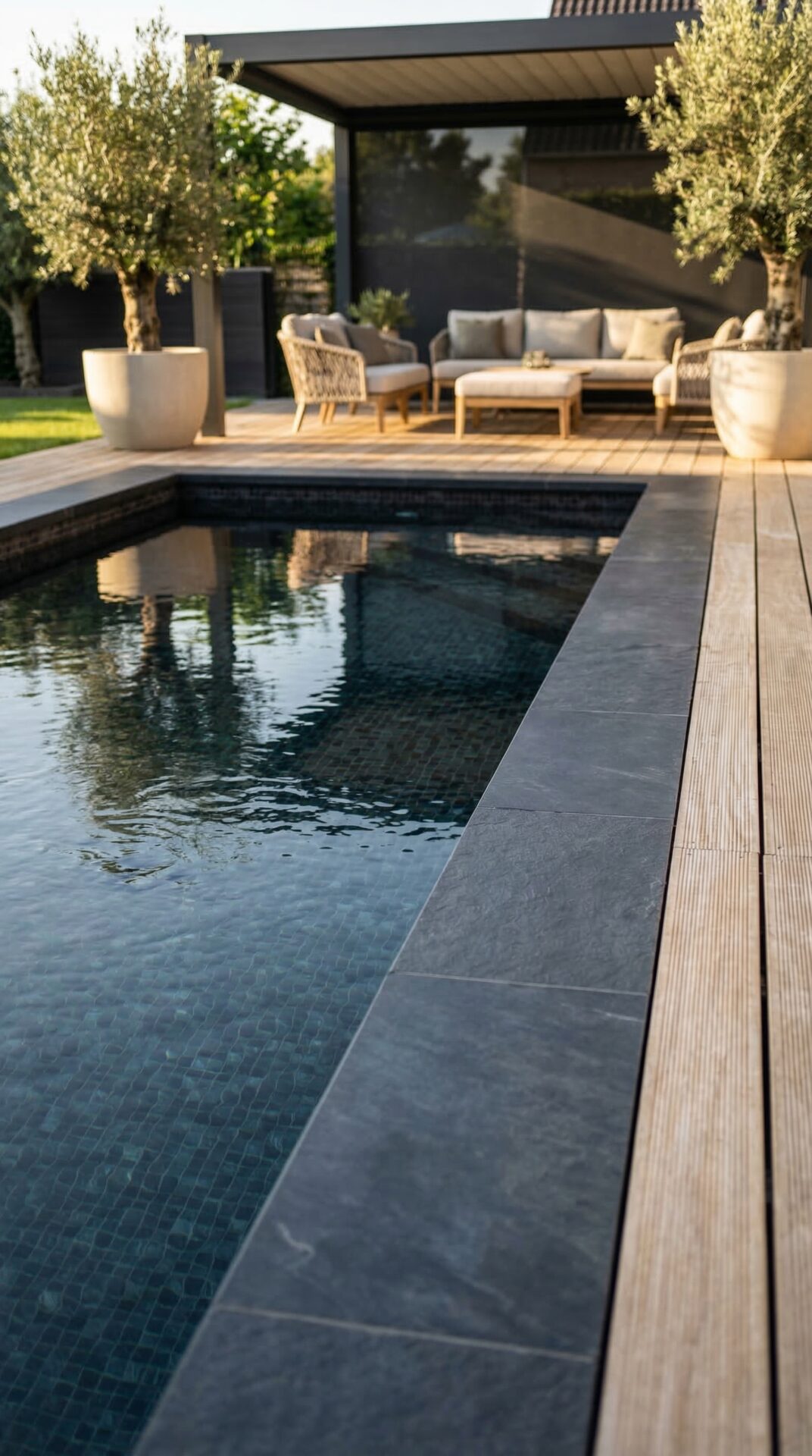 Dark Modern Luxury Pool