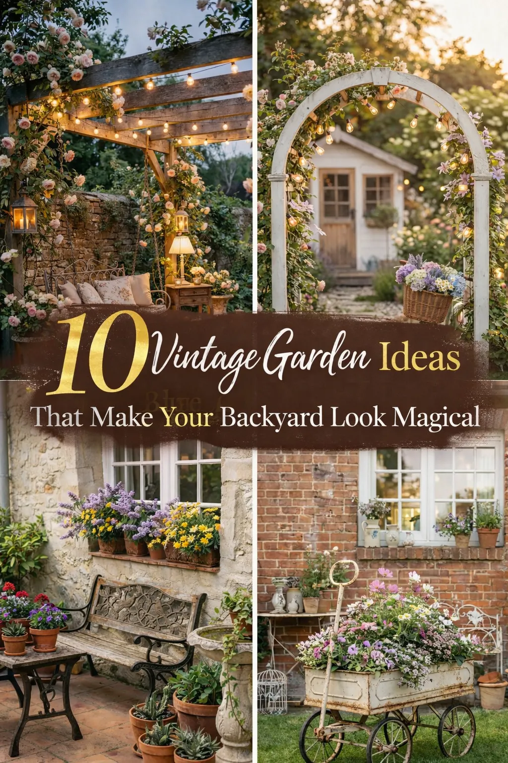You are currently viewing 10 Vintage Garden Ideas That Make Your Backyard Look Magical