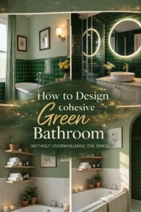 Read more about the article How to Design a Cohesive Green Bathroom (Without Overwhelming the Space)