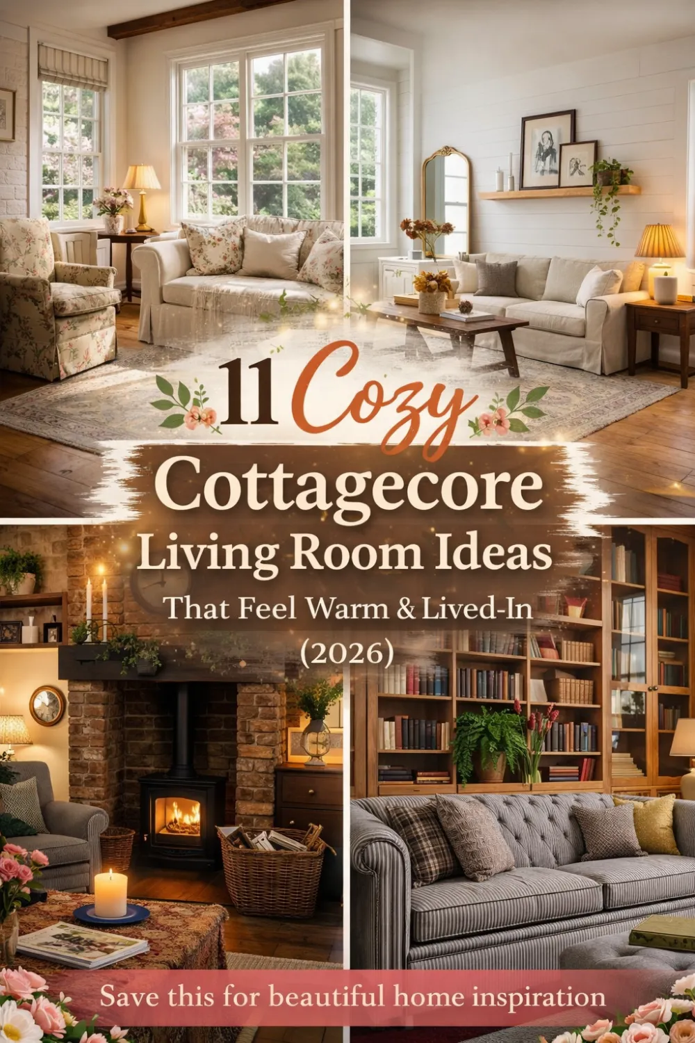 Read more about the article 11 Cozy Cottagecore Living Room Ideas That Feel Warm & Lived-In (2026)