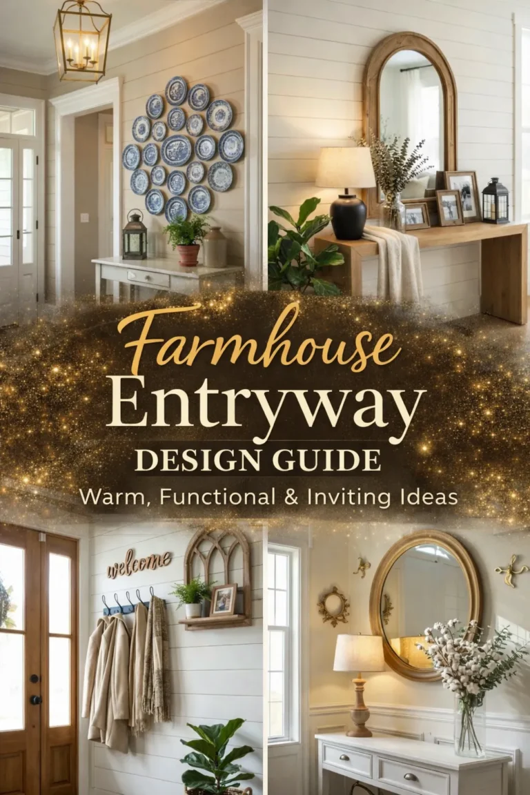 Farmhouse Entryway Design Guide: Warm, Functional & Inviting Ideas