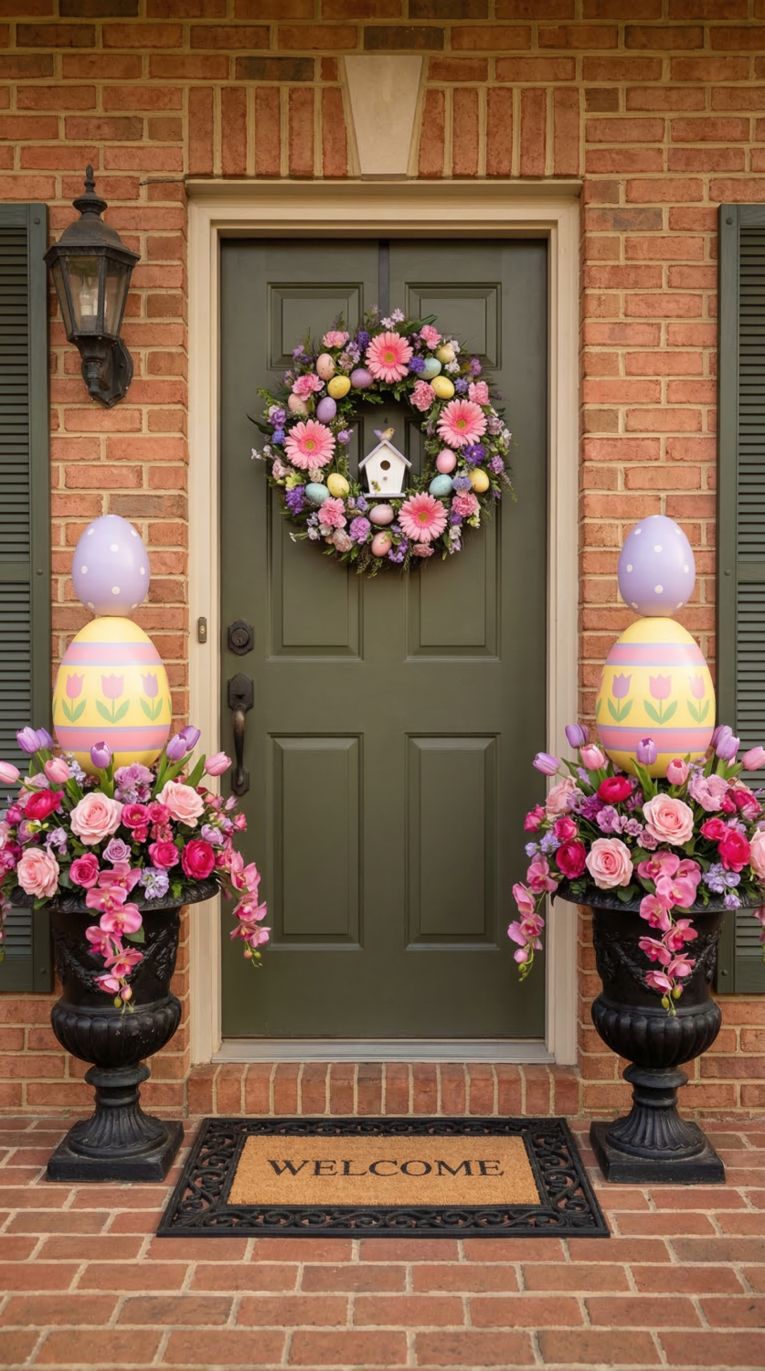 Pastel Egg Topiary Moment