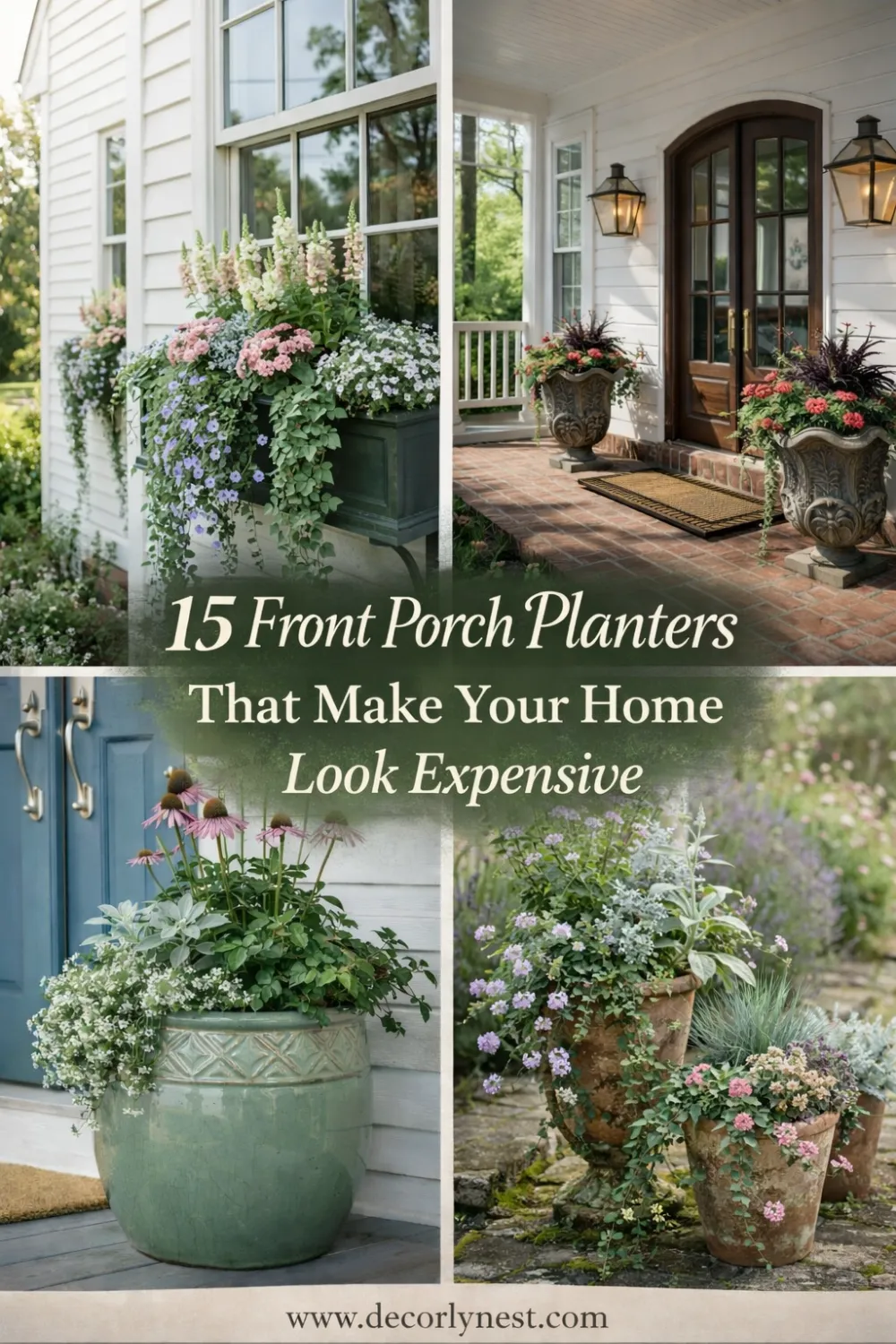 Read more about the article 15 Front Porch Planters That Make Your Home Look Expensive