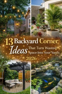 Read more about the article 13 Backyard Corner Ideas That Turn Wasted Space Into Your Yard’s Best Spot (2026)