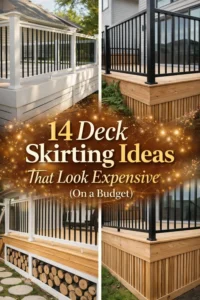 Read more about the article 14 Deck Skirting Ideas That Look Expensive (On a Budget)